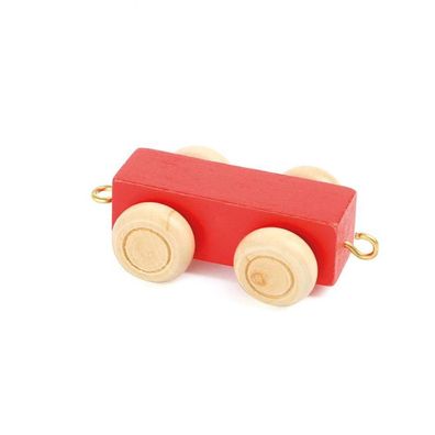 Buchstabenzug Anhänger rot