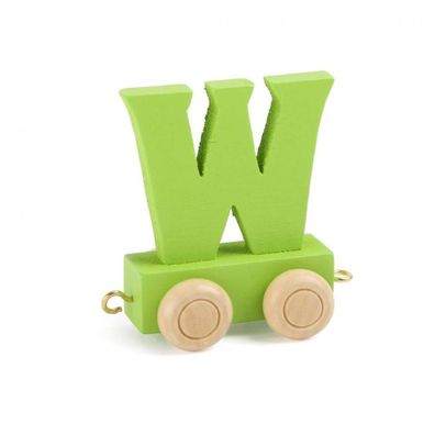 Buchstabenzug bunt W