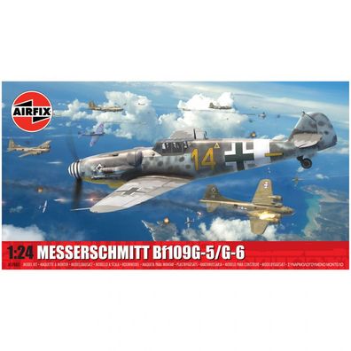 Airfix - Messerschmitt Bf109G-5/G-6 - 1:24 - 405 Teile