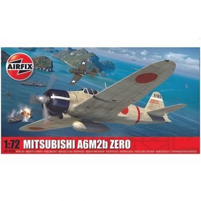 Airfix - Mitsubishi A6M2b Zero - 1:72 - 47 Teile