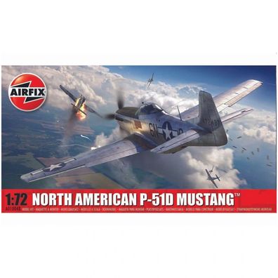 Airfix - North American P-51D Mustang - 1:72 - 53 Teile
