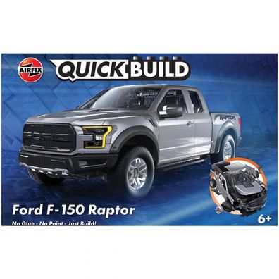 Airfix - Quickbuild - Ford F-150 Raptor - Grey - 43 Teile
