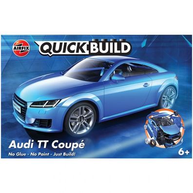 Airfix - Quickbuild - Audi TT Coupe - Blue - 44 Teile