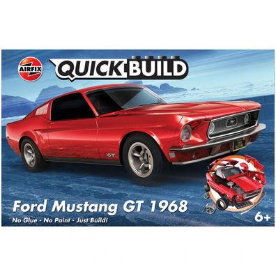 Airfix - Quickbuild - Ford Mustang GT 1968 - 45 Teile