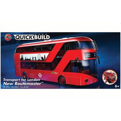 Airfix - Quickbuild - Transport for London New Routemaster - 88 Teile