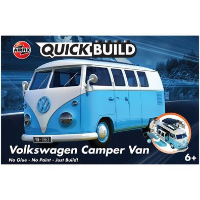 Airfix - Quickbuild - VW Camper Van blue - 52 Teile