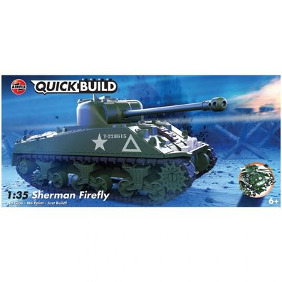 Airfix - Quickbuild - Sherman Firefly - 1:35 - 154 Teile
