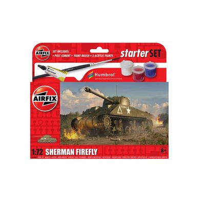 Airfix - Starter-Set - Sherman Firefly - 1:72 - 31 Teile
