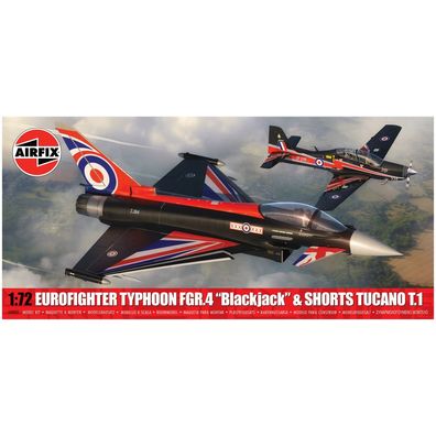 Airfix - Twin Pack Eurofighter Typhoon FGR.4 (Blackjack) + Shorts Tucano T.1 - 1:72