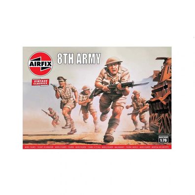 Airfix - WWII British 8th Army - Vintage Classics - 1:76 - 49 Teile