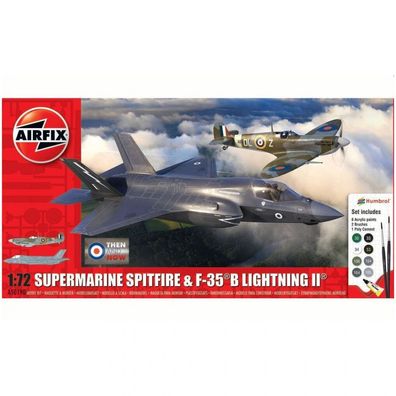 Airfix - Supermarine Spitfire/F-35B Lightning II - Gift-Set - 1:72 - 68 Teile