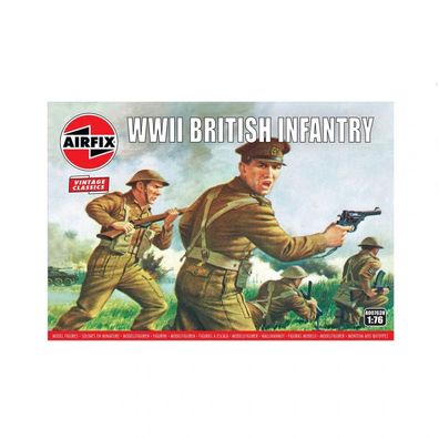 Airfix - WWII British Infantry N. Europe - Vintage Classics - 1:76 - 48 Teile