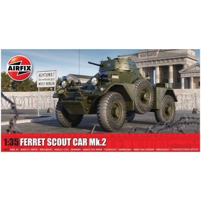 Airflix - Ferret Scout Car Mk.2 - 1:35 - 187 Teile