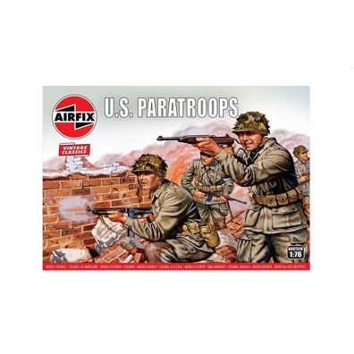 Airfix - WWII US Paratroops - Vintage Classics - 1:76 - 48 Teile