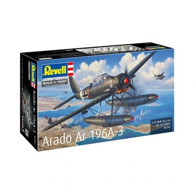 Arado Ar196A-3 Wasserflugzeug - 1:32 - 192 Teile