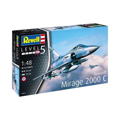 Dassault Mirage 2000C - 1:48 - 62 Teile
