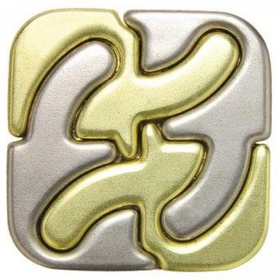 Cast Puzzle Square - Metallpuzzle - Level 6