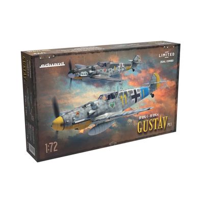 Eduard - GUSTAV pt.1 - Bf 109G-5/G-6 - Dual Combo - 2 Modelle 1:72 - Limited Edition
