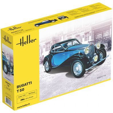 Heller - Bugatti T 50 - 1:24 - 150 Teile