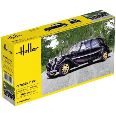 Heller - Citroën 11 CV - 1:43 - 29 Teile