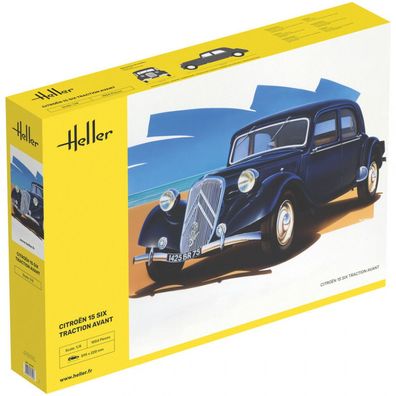 Heller - Citroen 15 SIX Traction Avant - 1:8 - 1054 Teile