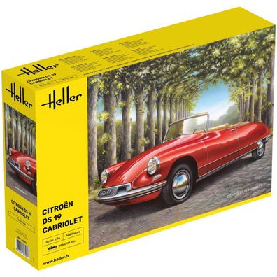 Heller - Citroen DS 19 Cabriolet - 1:16 - 168 Teile