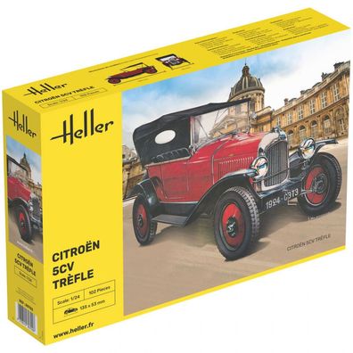 Heller - Citroen 5CV Trefle - 1:24 - 102 Teile