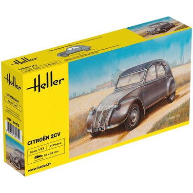 Heller - Citroen 2 CV - 1:43 - 21 Teile
