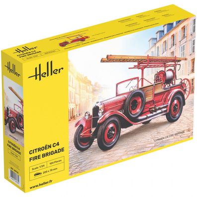Heller - Citroen C4 Fire Brigade - 1:24 - 104 Teile