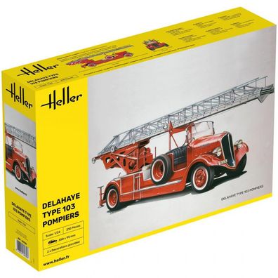 Heller - Delahaye Type 103 Pompiers - 1:24 - 210 Teile