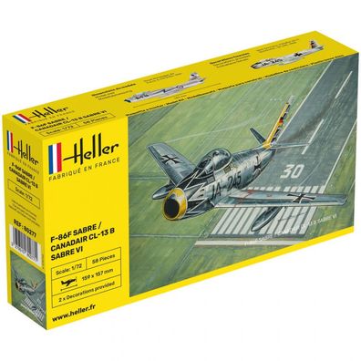 Heller - F-86F Sabre / Canadair CL-13 B Sabre VI - 1:72 - 58 Teile