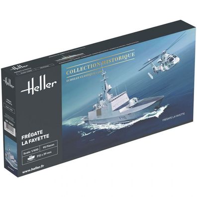 Heller - Frégate La Fayette - 1:400 - 95 Teile