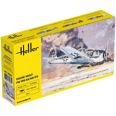 Heller - FW 190 A5/A8/F8 - 1:72 - 61 Teile