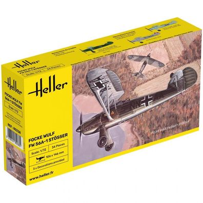 Heller - Focke Wulf FW 56A-1 Stösser - 1:72 - 34 Teile