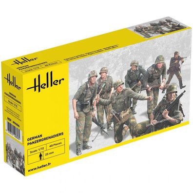 Heller - German Panzergrenadiers - 1:72 - 48 Figuren