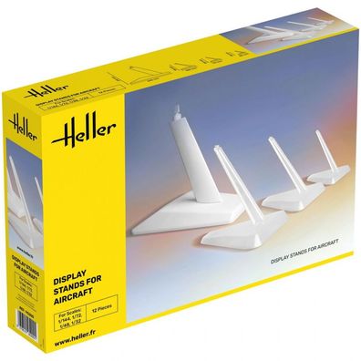 Heller - Flugzeugständer Set - 4-teilig