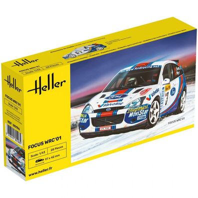 Heller - Focus WRC01 - 1:43 - 28 Teile