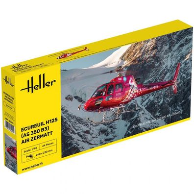 Heller - Ecureuil H125 (AS 350 B3) Air Zermatt - 1:48 - 44 Teile