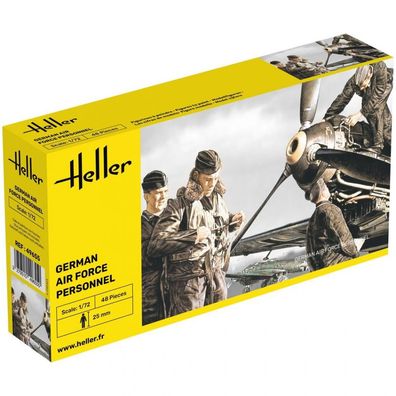 Heller - German Air Force Personnel - 1:72 - 48 Figuren