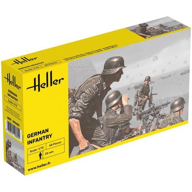 Heller - German Infantry - 1:72 - 48 Figuren