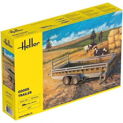 Heller - Goods Trailer - 1:24 - 160 Teile