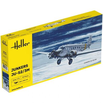 Heller - Junkers Ju-52/3M - 1:72 - 101 Teile