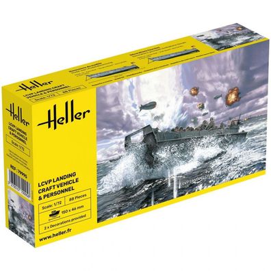 Heller - LCVP Landing Craft Vehicle/Personnel - 1:72 - 88 Teile