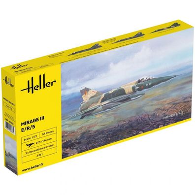Heller - Mirage III E/R/5 - 1:72 - 54 Teile