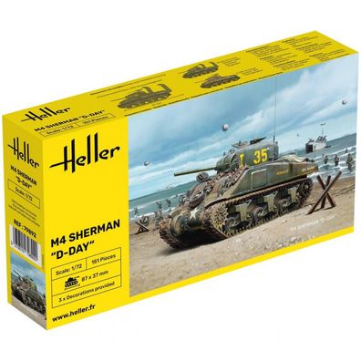 Heller - M4 Sherman D-Day - 1:72 - 151 Teile