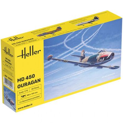 Heller - MD 450 Ouragan - 1:72 - 36 Teile
