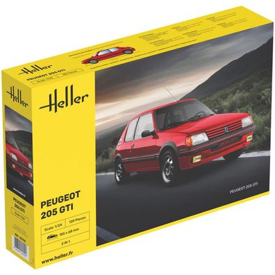 Heller - Peugeot 205 GTI - 1:24 - 139 Teile