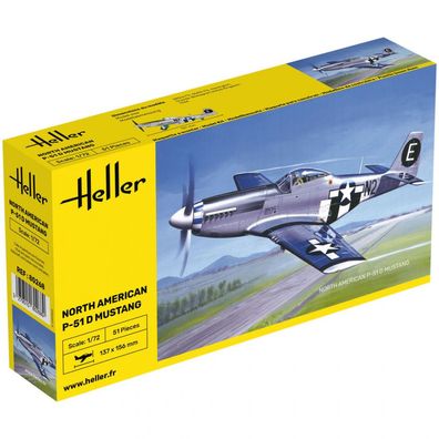 Heller - P-51 D Mustang - 1:72 - 51 Teile