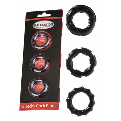Malesation Stretchy Cock Rings