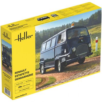 Heller - Renault Estafette Gendarmerie - 1:24 - 167 Teile